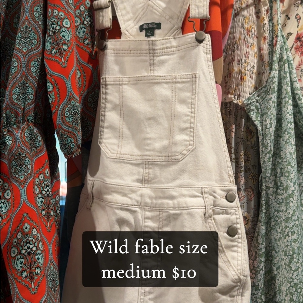 Wild Fable Light Tan Overalls
